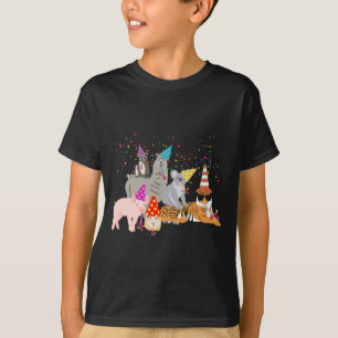Animals Partying Cute Animals Having A Party _1 T-Shirt