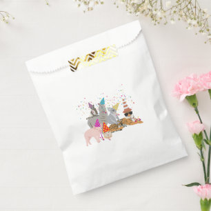 Animals Partying - Cute Animals Having a Party Favour Bag