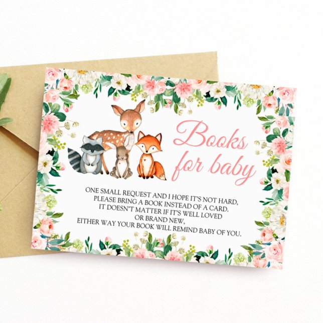 Animals & Pink Rose Book for Baby Enclosure Card (Creator Uploaded)