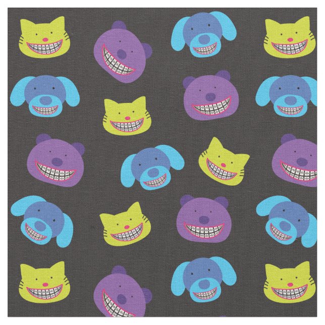 Animals Wearing Braces Orthodontists Fabric (Close Up)