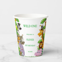 Animals Wild One Jungle greenery safari For kids