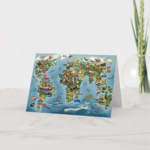 Animals World Card