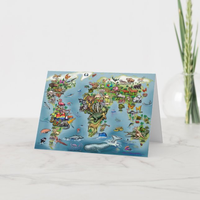 Animals World Card (Front)