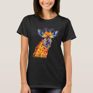 AnimalsAtPlay Bright Colorful Giraffe T-Shirt