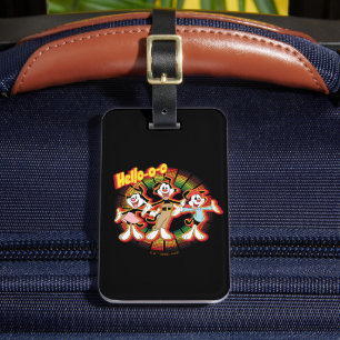 Animaniacs   Hello-o-o Retro Equalizer Graphic Luggage Tag