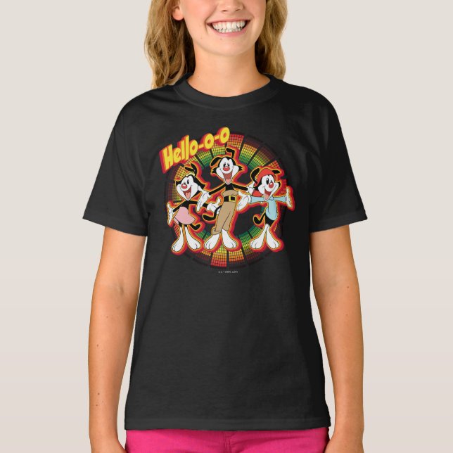 Animaniacs | Hello-o-o Retro Equalizer Graphic T-Shirt (Front)