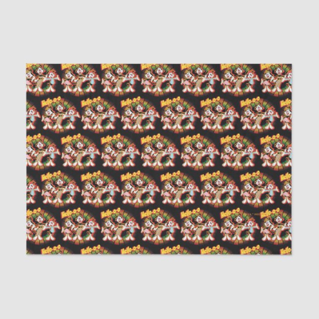 Animaniacs | Hello-o-o Retro Equalizer Graphic Tissue Paper (Front)