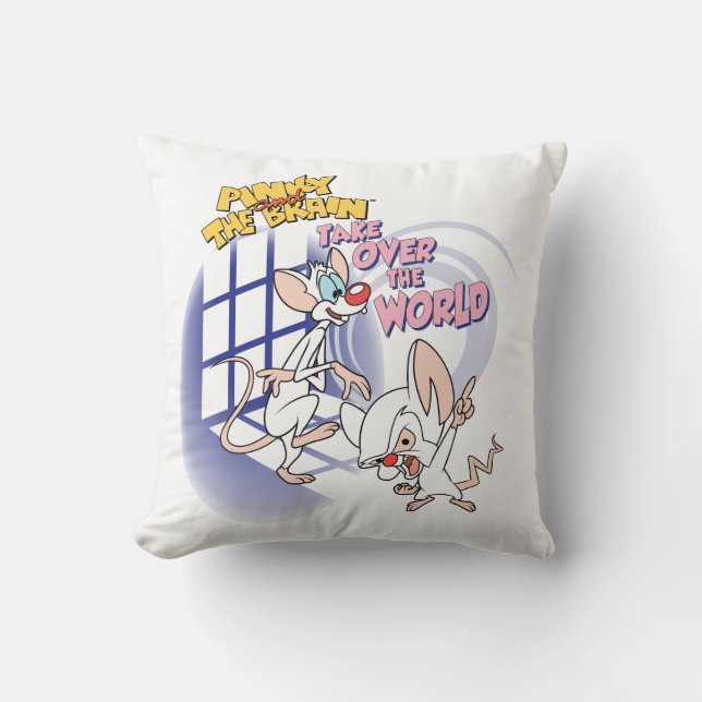 Animaniacs | Take Over The World Graphic Cushion (Front)
