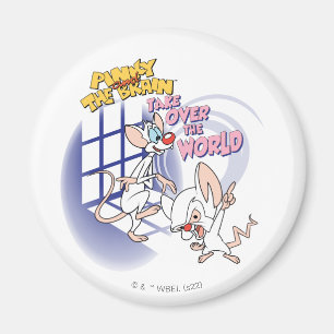 Animaniacs Take Over The World Graphic Magnet