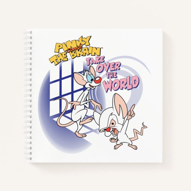 Animaniacs | Take Over The World Graphic Notebook (Front)