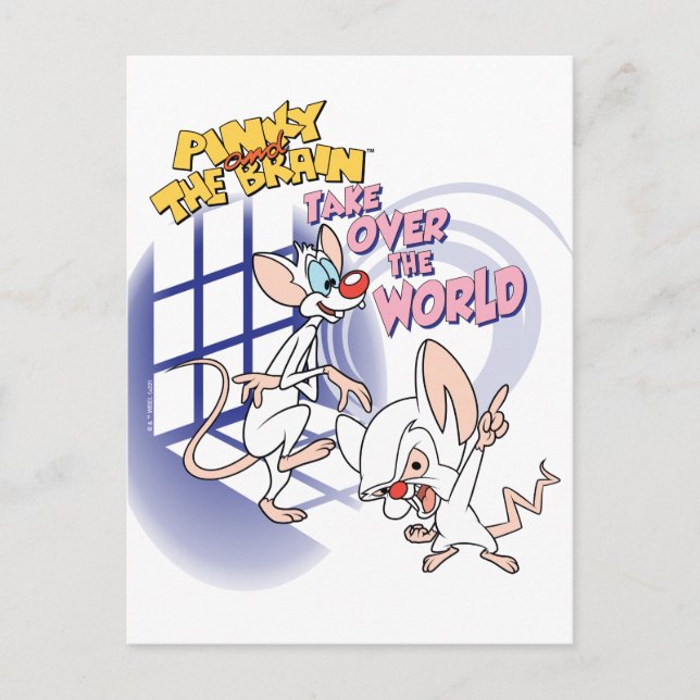 Animaniacs | Take Over The World Graphic Postcard (Front)