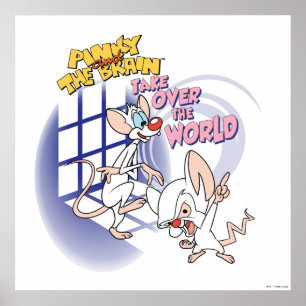 Animaniacs   Take Over The World Graphic Poster