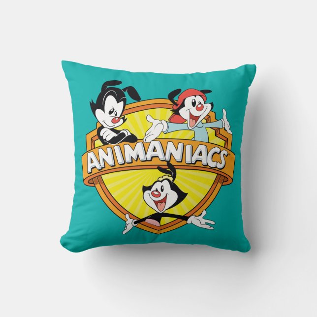 Animaniacs | Warner Brothers & Sister WB Shield Cushion (Front)