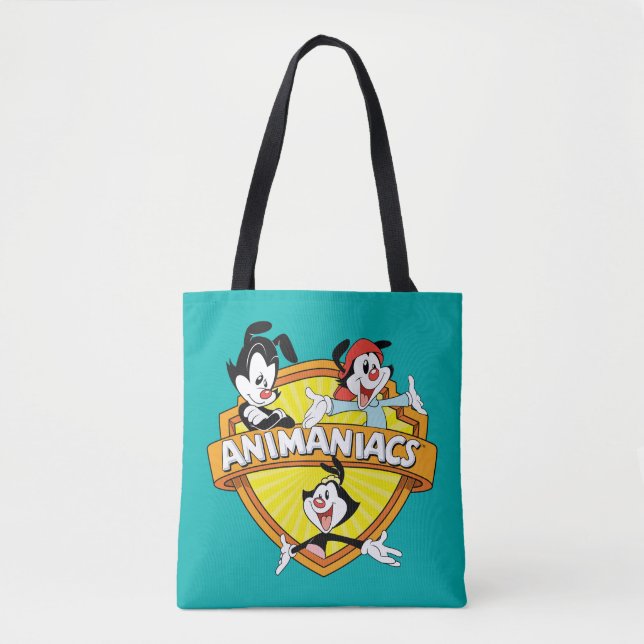 Animaniacs | Warner Brothers & Sister WB Shield Tote Bag (Front)