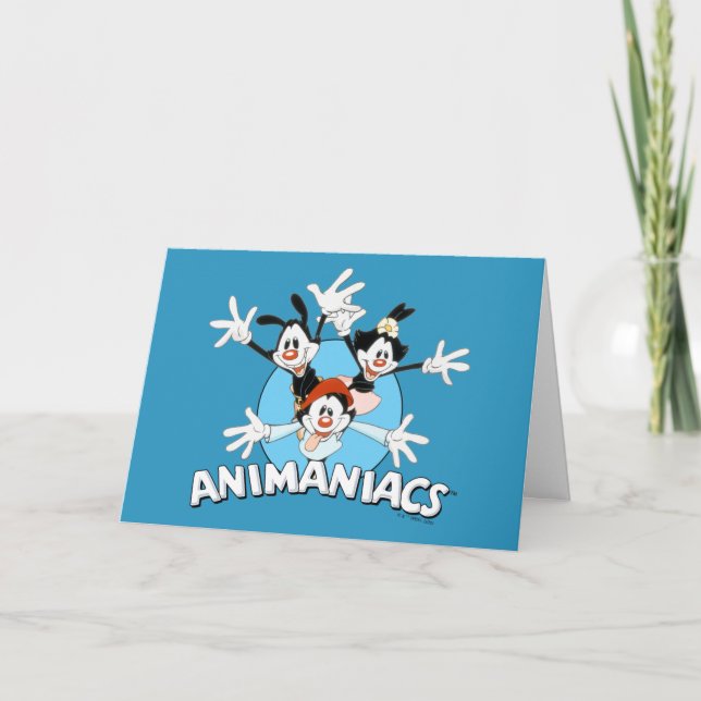 Animaniacs | Warner Siblings Arms Wide Graphic Card (Front)