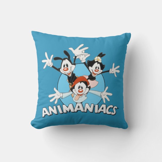 Animaniacs | Warner Siblings Arms Wide Graphic Cushion (Front)