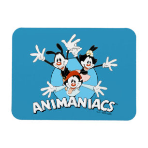 Animaniacs Warner Siblings Arms Wide Graphic Magnet