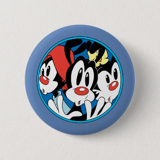 Animaniacs | Warner Siblings Circle Graphic 6 Cm Round Badge