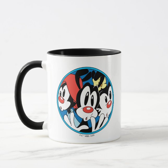 Animaniacs | Warner Siblings Circle Graphic Mug (Left)