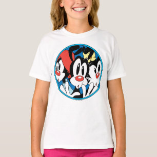 Animaniacs   Warner Siblings Circle Graphic T-Shirt