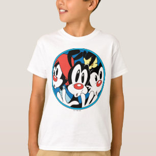 Animaniacs   Warner Siblings Circle Graphic T-Shirt