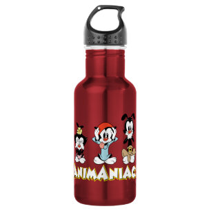 Animaniacs   Warner Siblings "No Evil" Graphic 532 Ml Water Bottle