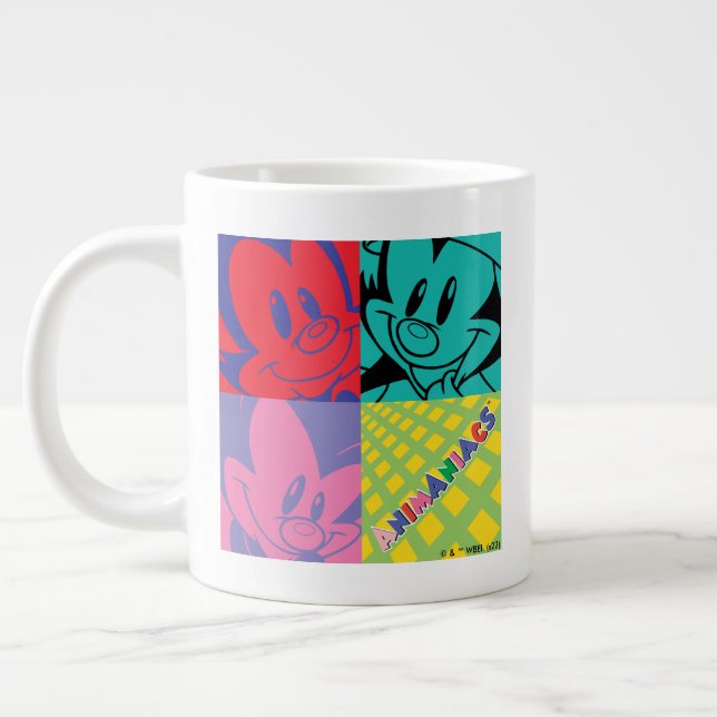 Animaniacs | Warner Siblings Pop Art Graphic Large Coffee Mug (Left)