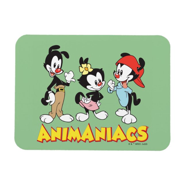 Animaniacs | Yakko, Dot, and Wakko Standing Magnet (Horizontal)