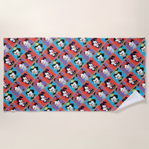 Animaniacs   Yakko, Dot, & Wakko Panel Graphic Beach Towel
