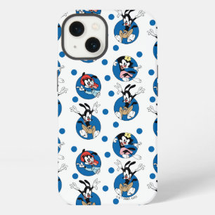 Animaniacs Yakko, Wakko, & Dot Circle Pattern iPhone 13 Case