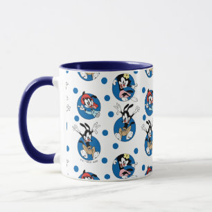 Animaniacs   Yakko, Wakko, & Dot Circle Pattern Mug