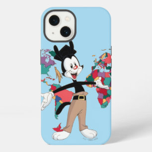 Animaniacs Yakko's World Map Graphic iPhone 13 Case