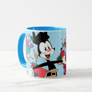 Animaniacs   Yakko's World Map Graphic Mug