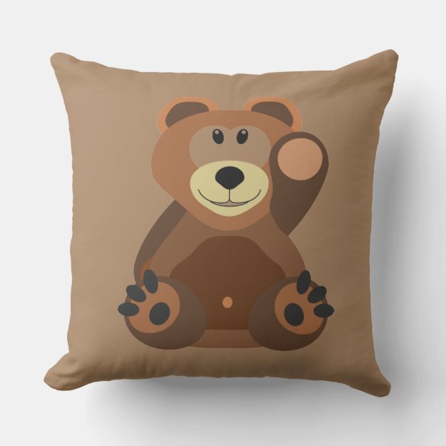 Animated Bear Cushion (Front)