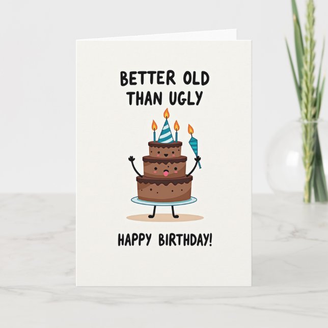 Animated Cake Celebration Card (Front)