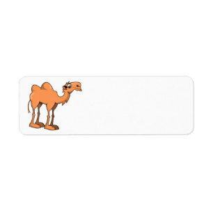 Animated Camel Return Address Label