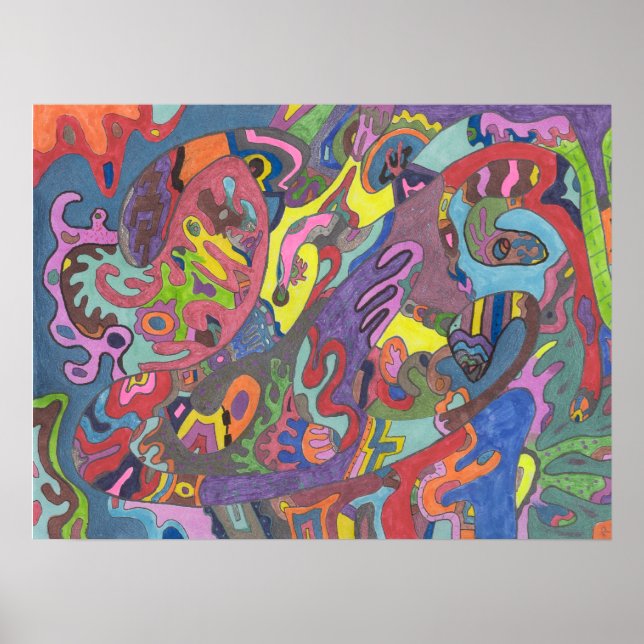 Animated Colour, 24x18 Poster (Front)