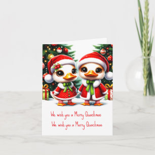 Animated Duck Christmas Card