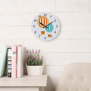 Animated Hot Air Balloon Clock