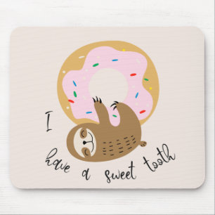 Animated Sloth Mouse Pad