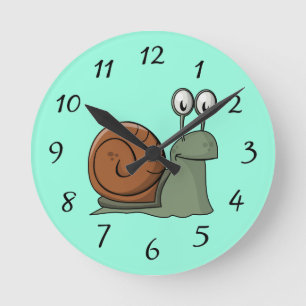 Animated Snail Clock
