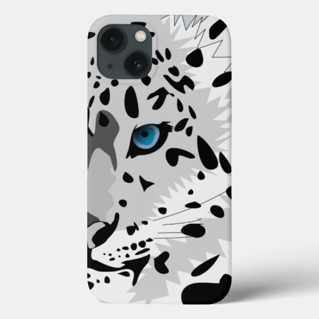 Animated Snow Leopard Case-Mate iPhone Case (Back)