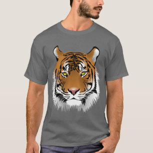 Animated Tiger Face T-Shirt