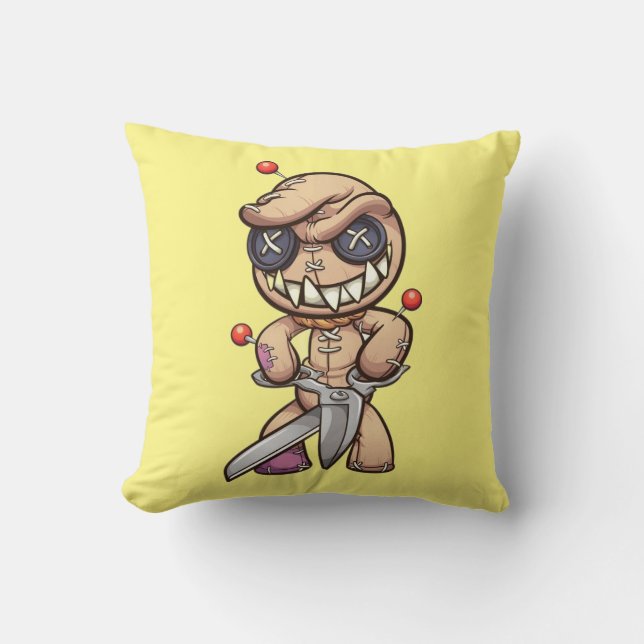 Animated Voodoo Doll Cushion (Front)
