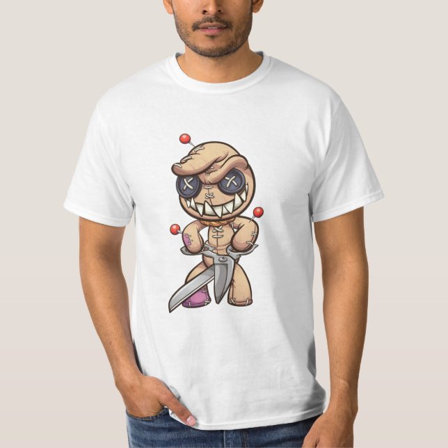 Animated Voodoo Doll T-Shirt (Front)