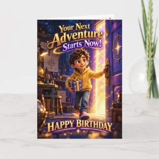 AnimatedLabbs Ziggy Adventure Birthday Card