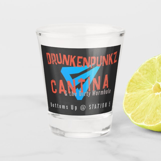 AnimatedPunkz - DrunkenPunkz Cantina Shot Glass (Front)