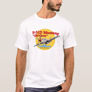 Animation Art T-shirt "North American P-51 Mutang"