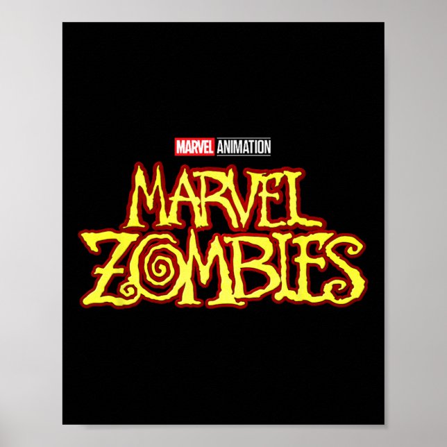Animation Zombies Tv Series Logo  Poster (Front)