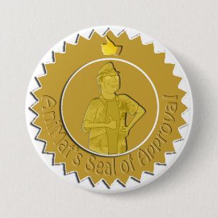 AniMat's Seal of Approval Pin (Large)